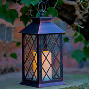 lanterne a led - treillis - smart garden